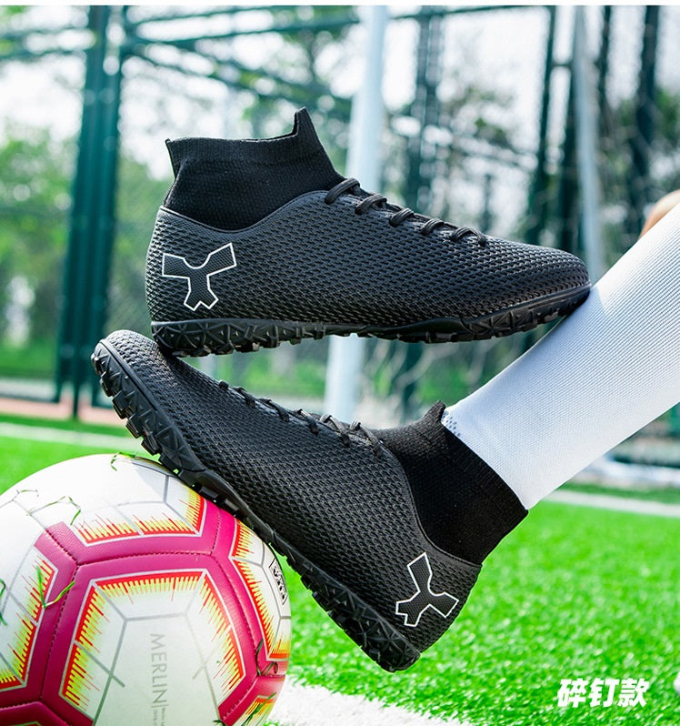 Men's Football Broken Nails Artificial Leather Shoes