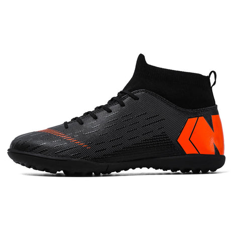 Men's Football High Top Training Broken Nails Shoes