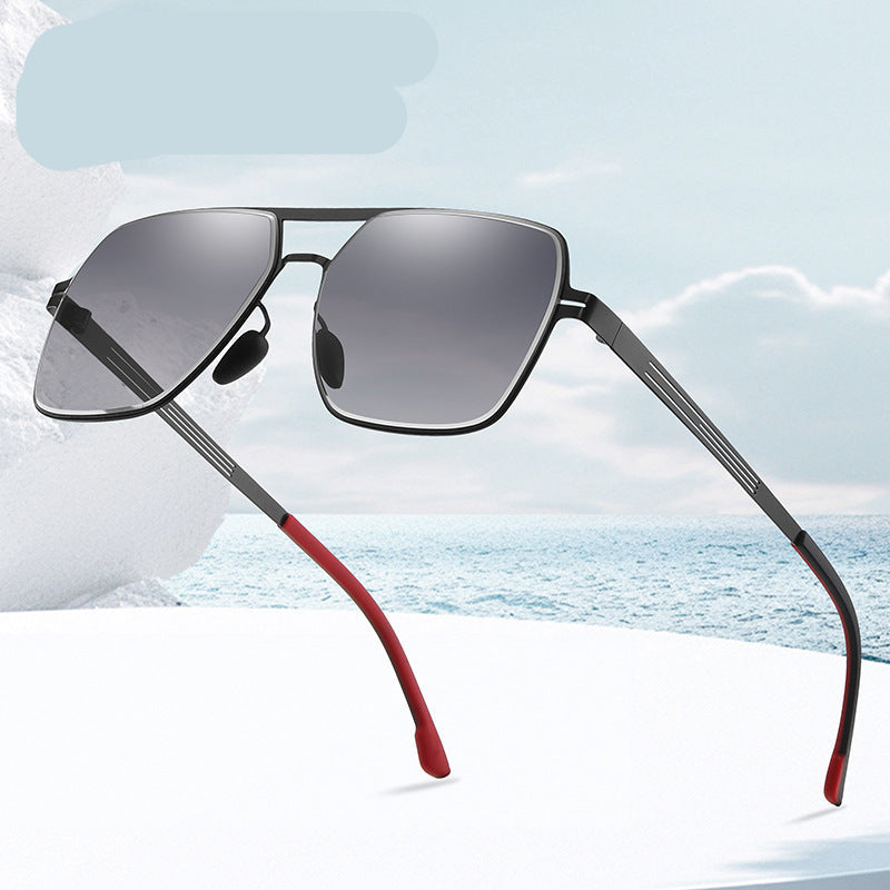 Men's Double Beam Fashionable Outdoor Sunglasses