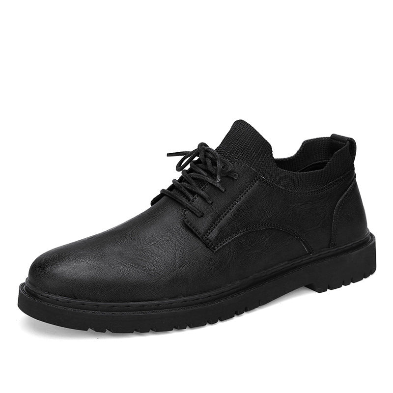 Men's Leather Fashion Trend Casual Shoes