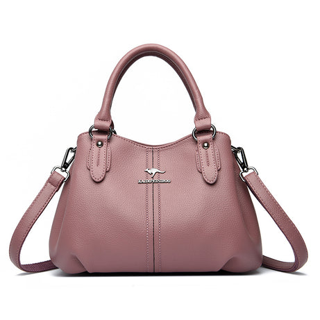 Women's Leather Stylish Large Capacity Handbag