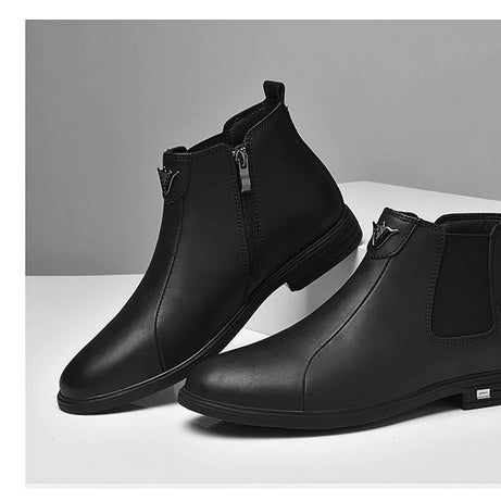 Men's Leather Fashion Chelsea Boots