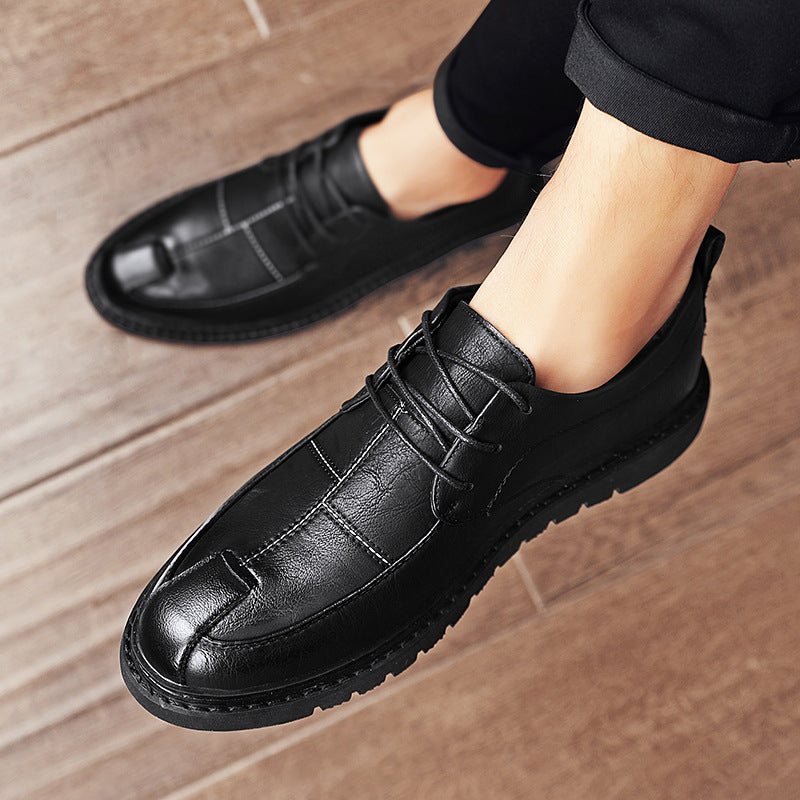 Men's Leather British Trend Outdoor Shoes