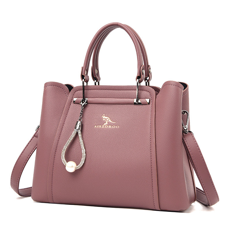 Women's Large Capacity Fashionable Leather Handbag