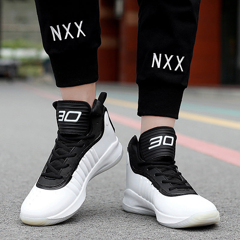 Men's Microfiber High-Top Sports Shoes