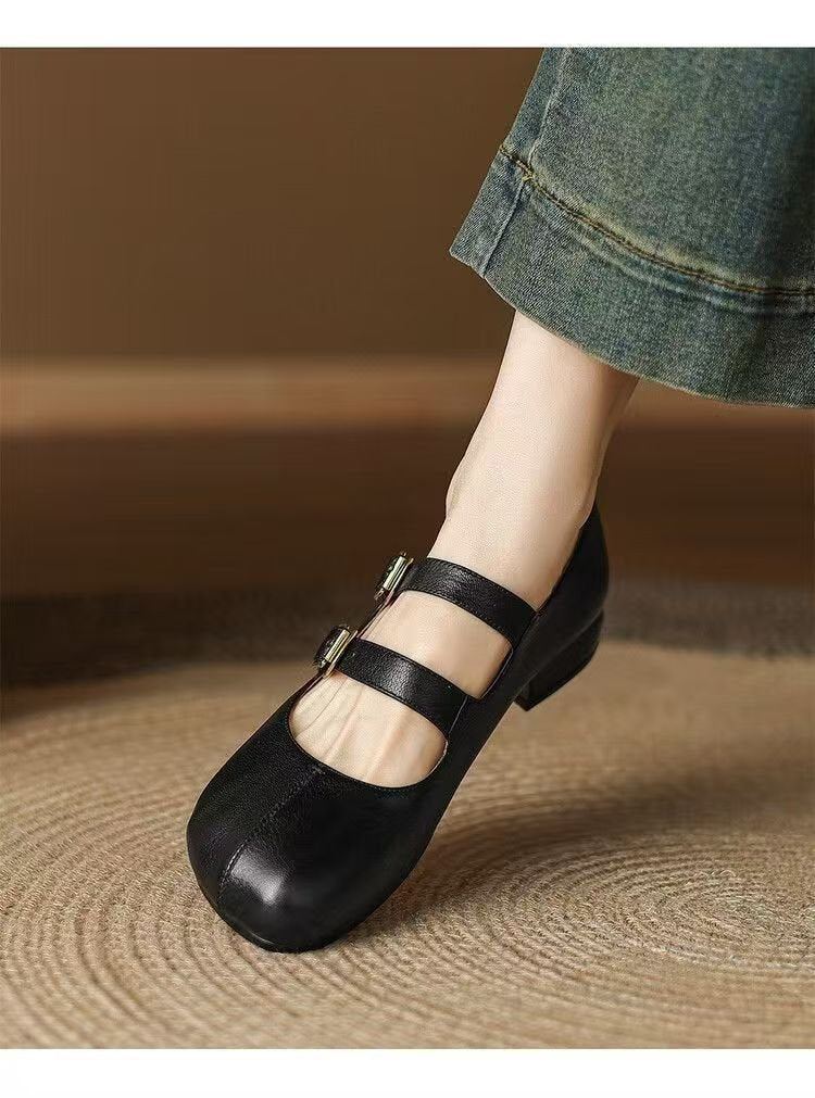Women's Mary Jane PU Leather Shoes