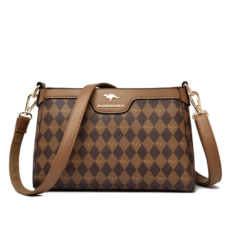 Women's Leather Square Fashionable Shoulder Bag