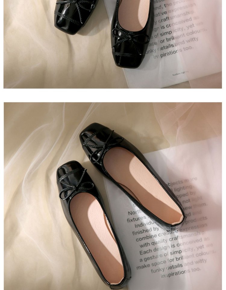 Women's Spring French Leather Soft-Soled Shoes