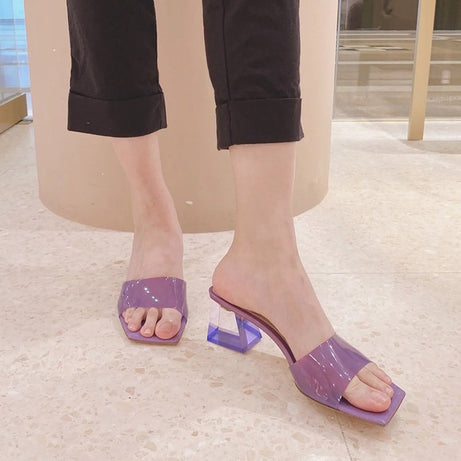 Women's Summer transparent Fashion Slippers