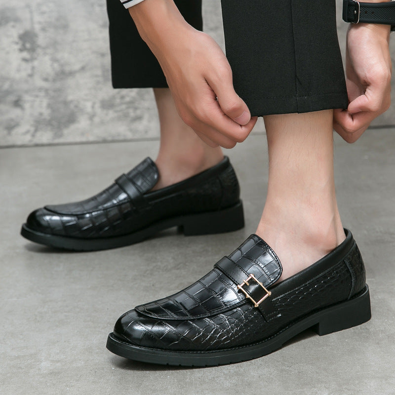 Men's Leather Trendy British Style Pointed Shoes