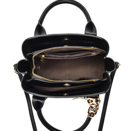 Women's Silk Scarf Stone Pattern Bag