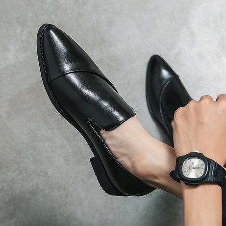 Men's Leather Fashion Trendy Casual Shoes