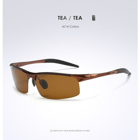 Men's Color-changing Sports Aluminum Polarized Sunglasses