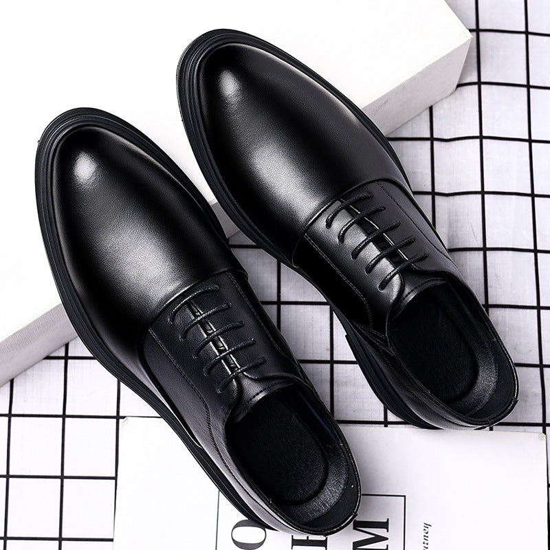 Men's Leather Trendy Business Formal Shoes
