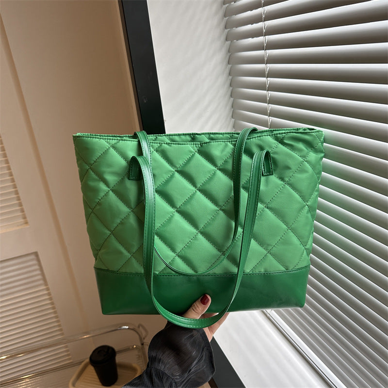 Women's Stylish Rhombus Tote Bag