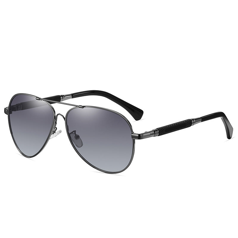 Men's Color-changing Memory Metal Night Vision Sunglasses