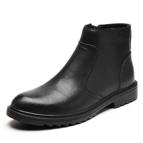 Men's Leather High - Top Casual Martin Boots (In Stock)