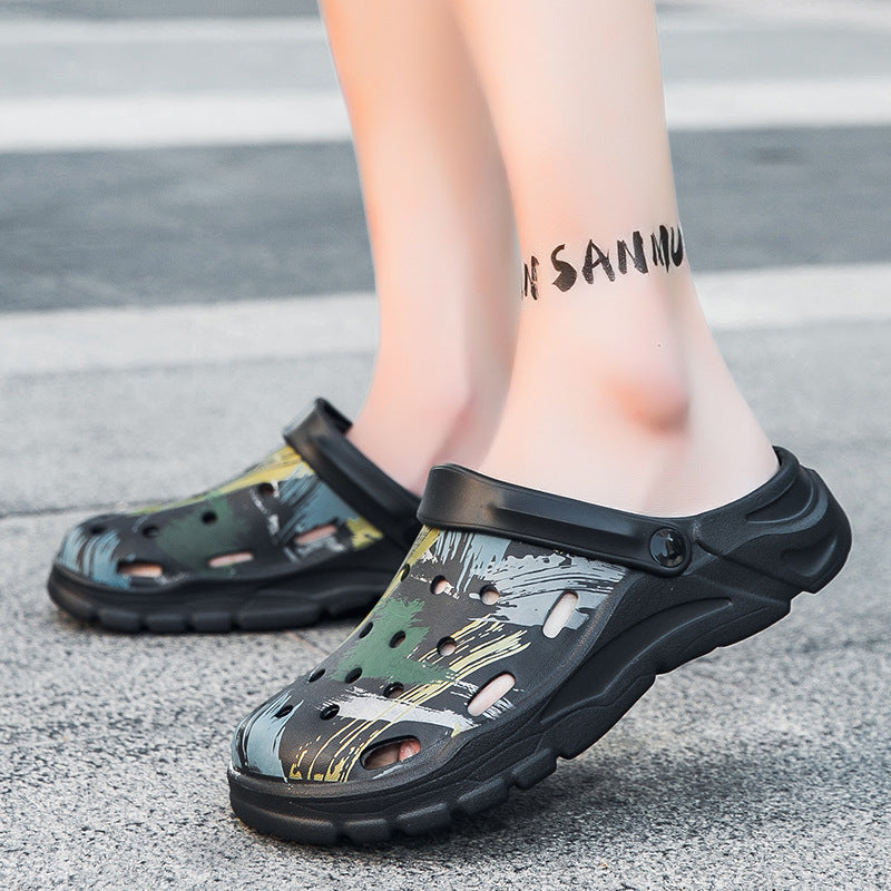 Men's Lightweight Fashionable Buckle Slippers