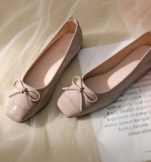 Women's Spring French Leather Soft-Soled Shoes