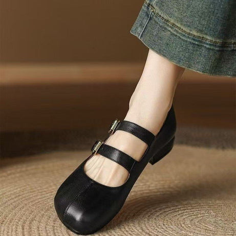 Women's Mary Jane PU Leather Shoes