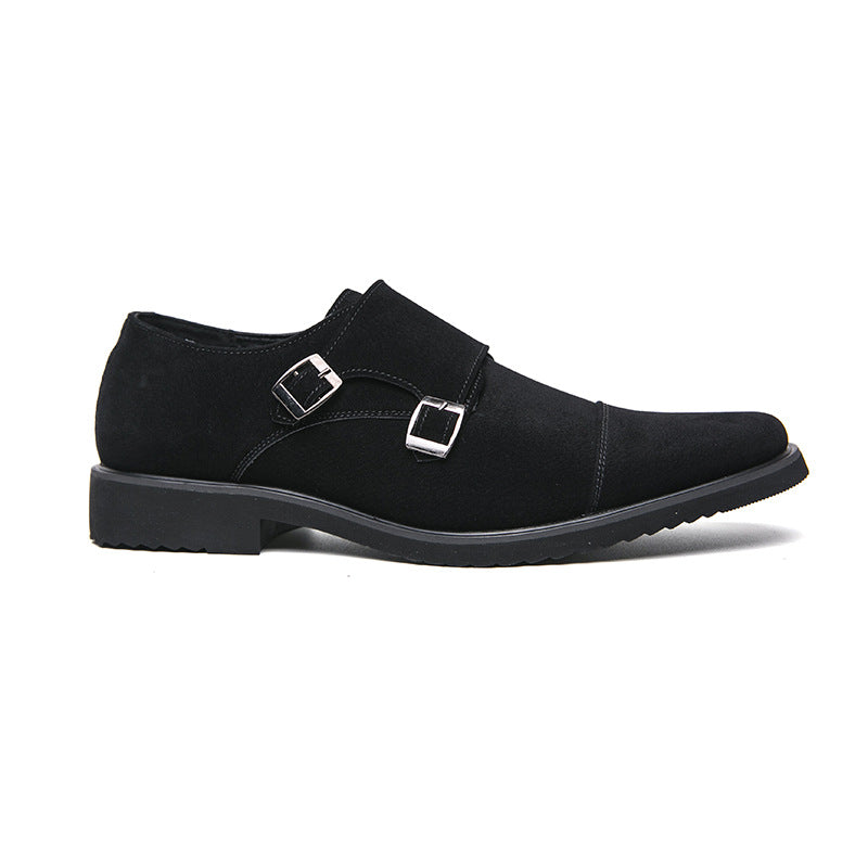 Men's Leather Pointed British Style Shoes