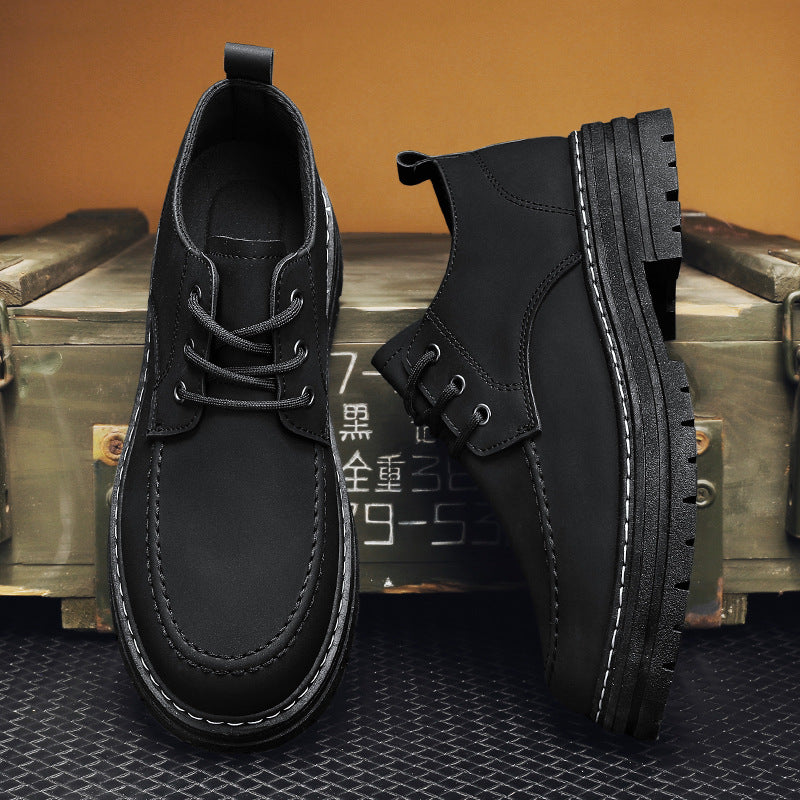 Men's Lace-up Casual Outdoor Tooling Shoes
