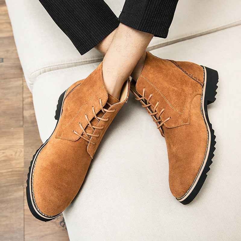 Men's Leather Fashion Outdoor Boots