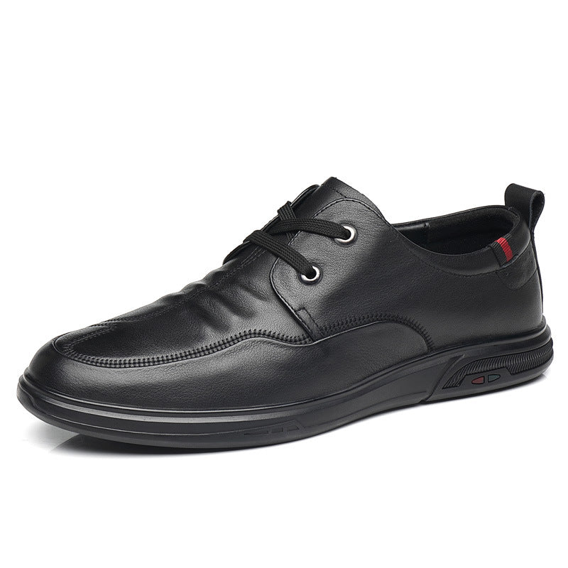 Men's Leather Low-Top Casual Shoes