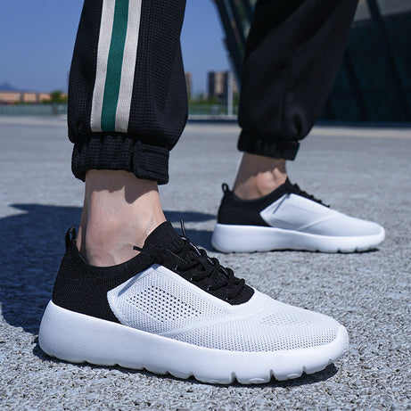 Men's Flying Woven Breathable Running Shoes