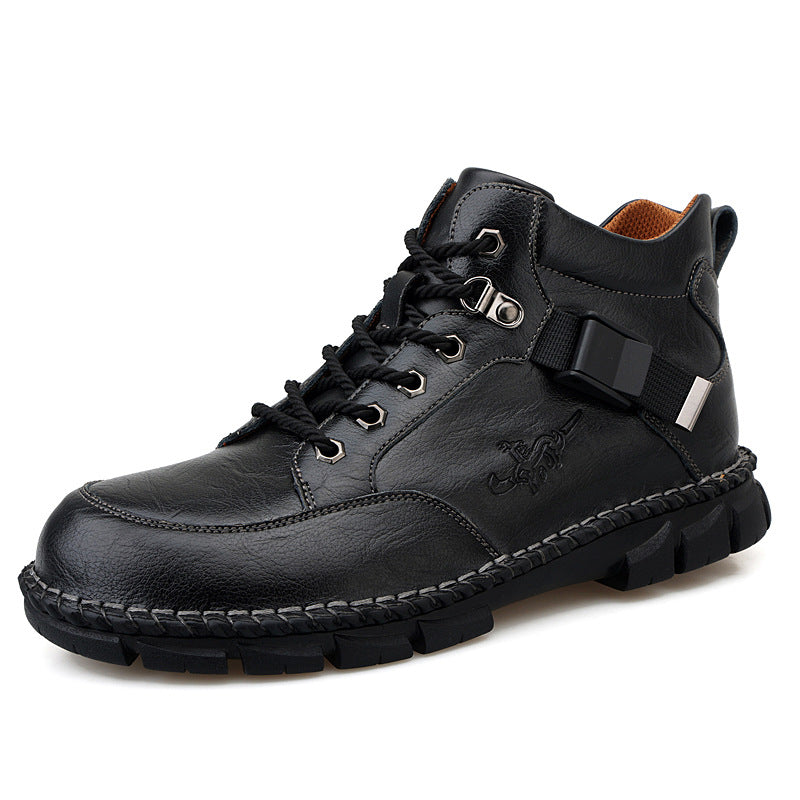Men's Leather Trend Outdoor Martin Boots