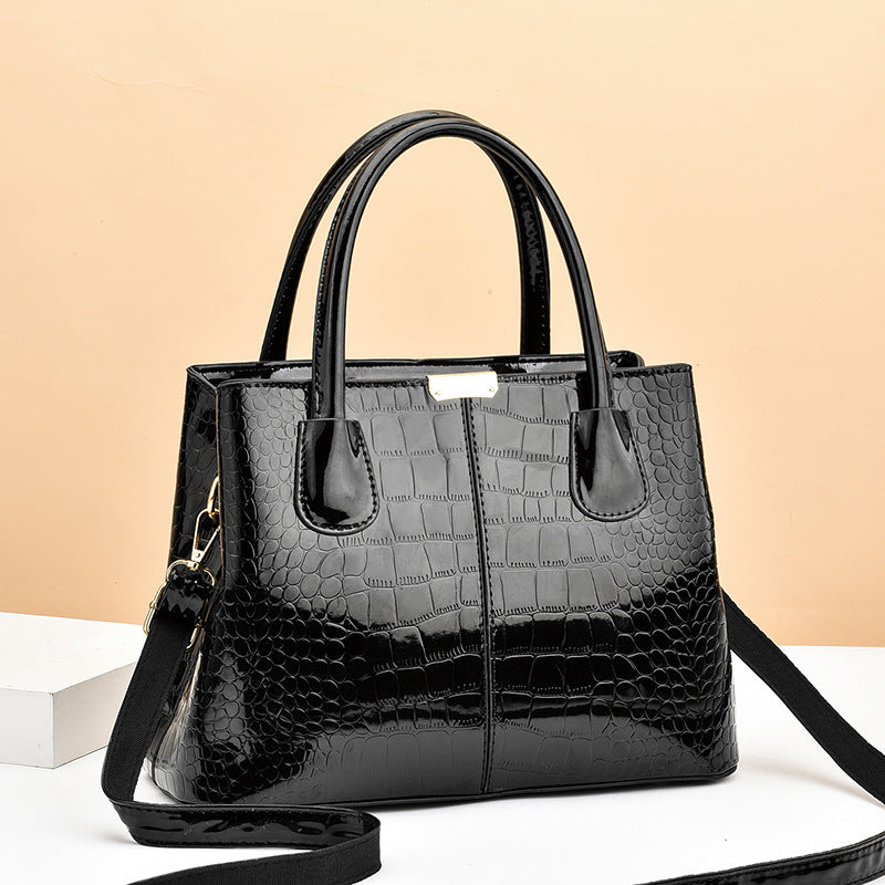 Women's Fashion Bright Leather Shoulder Bag