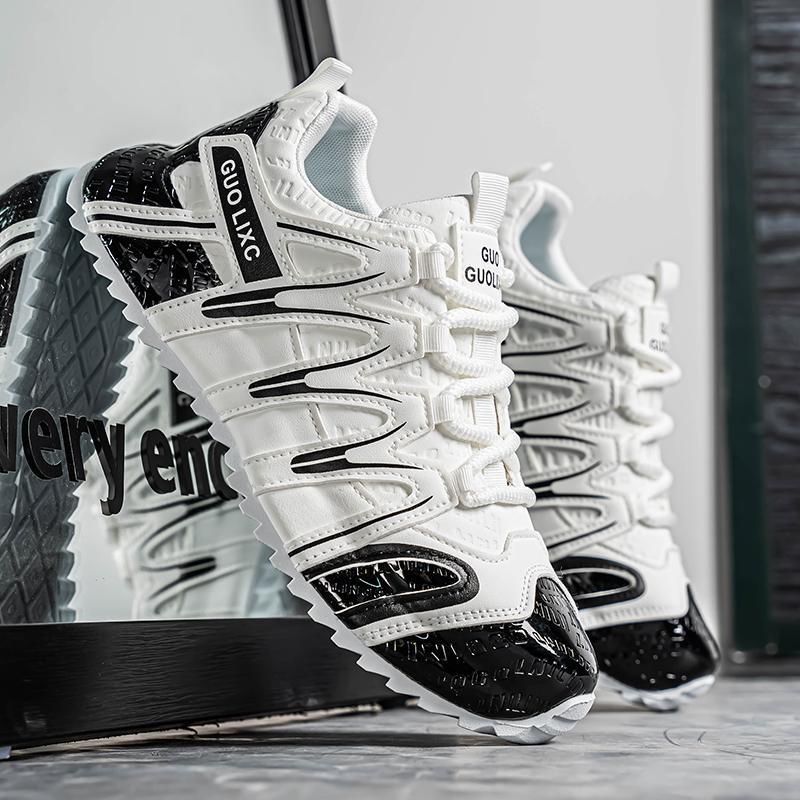 Men's Fashion Microfiber Trendy Casual Shoes