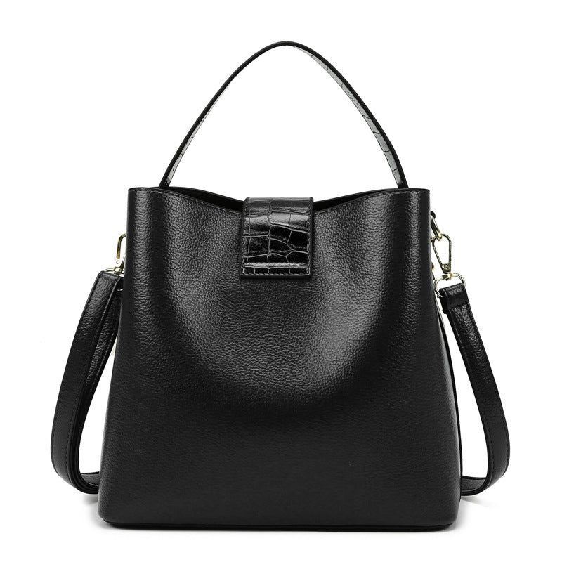 Women's Leather Large Shoulder HandBag