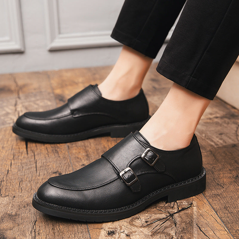 Men's Leather British Style Fashion Casual Shoes