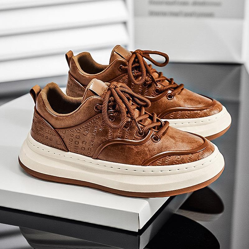 Men's Fashion Leather Trend Versatile Casual Shoes