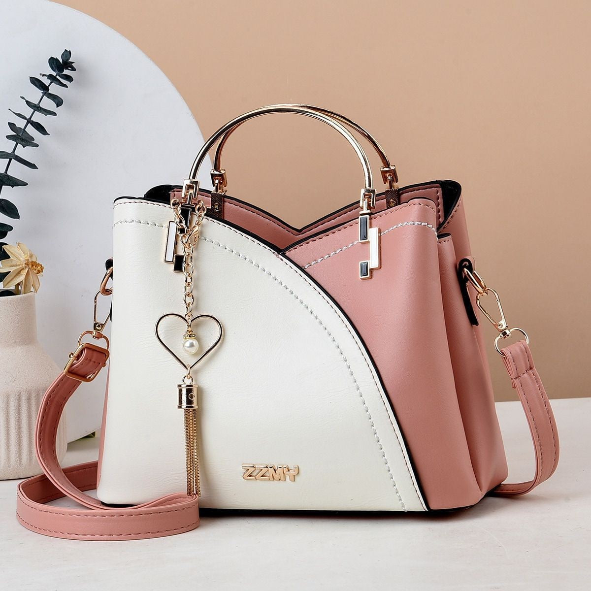 Women's Trend Color Large Capacity Handbag