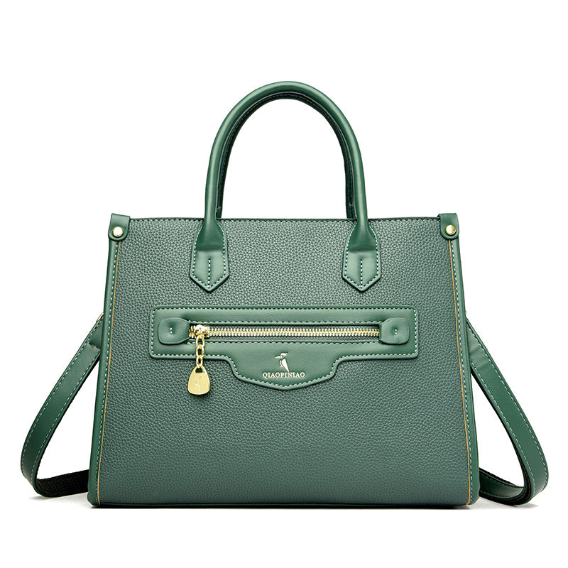 Women's Premium Contrasting Retro Shoulder Bag