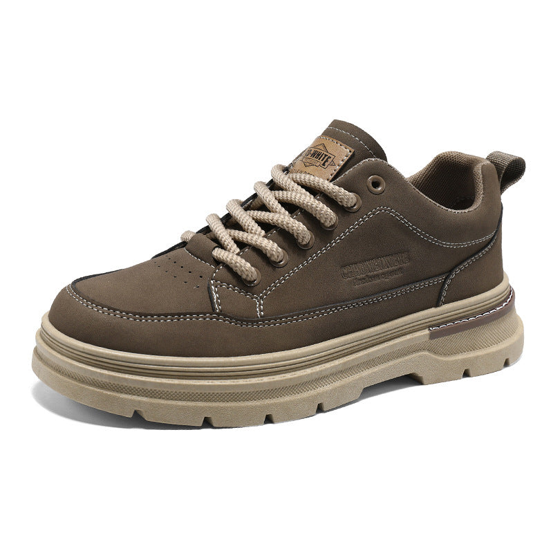 Men's Leather Tooling Martin Boots