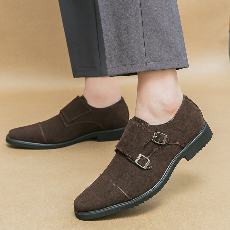 Men's Leather Pointed British Style Shoes