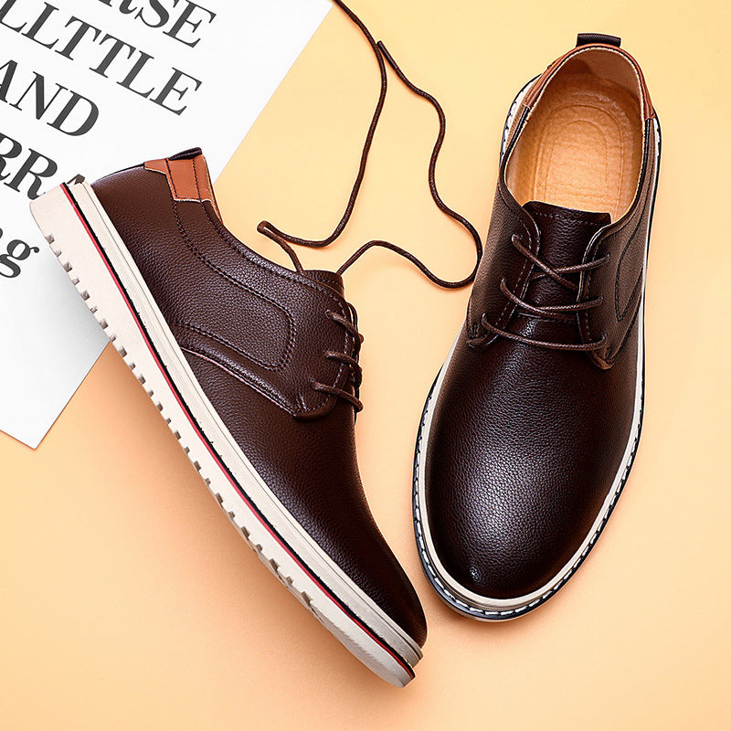 Men's British Style Leather Fashion Trend Shoes
