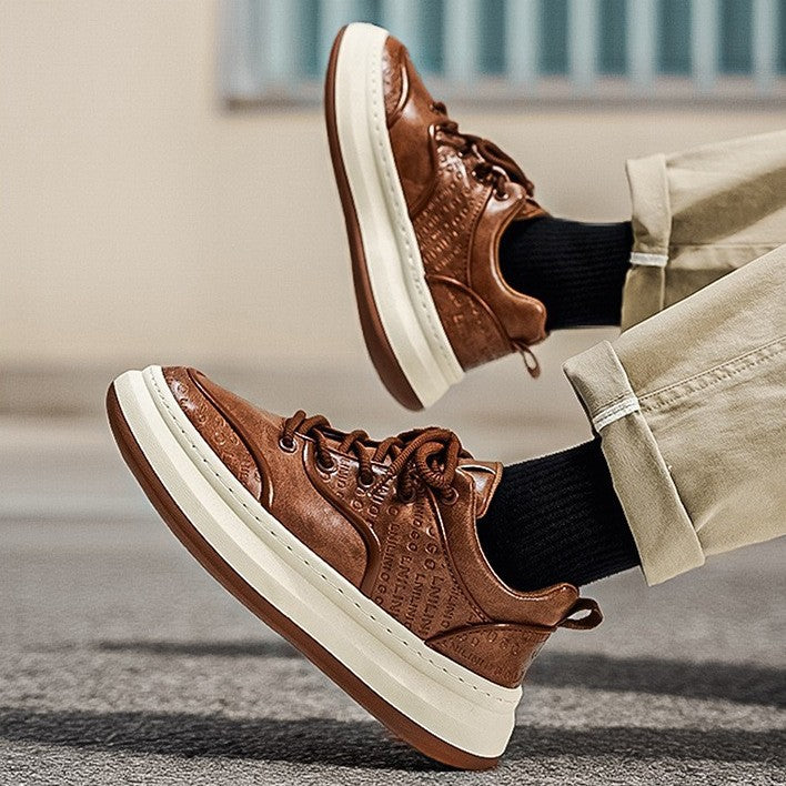 Men's Fashion Leather Trend Versatile Casual Shoes