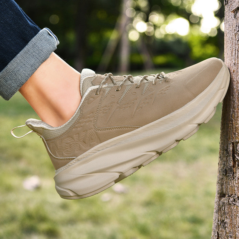 Men's Microfiber Leather Trendy Casual Shoes