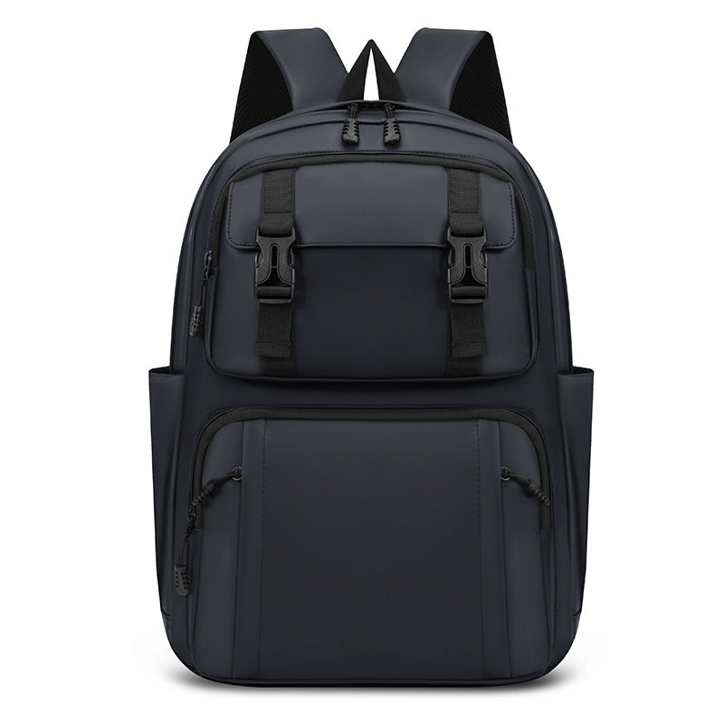 Men's Large Capacity Buckle Trendy Backpack