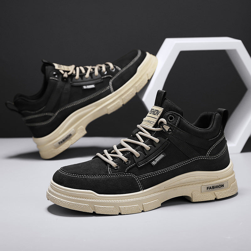 Men's British Style Fashion Lace-up Casual Martin shoes