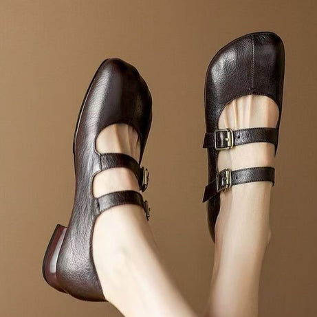 Women's Mary Jane PU Leather Shoes