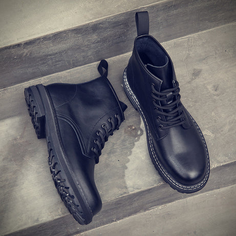 Men's Leather Fashion Martin Boots