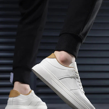 Men's Trendy Leather Casual Sneakers (In Stock)
