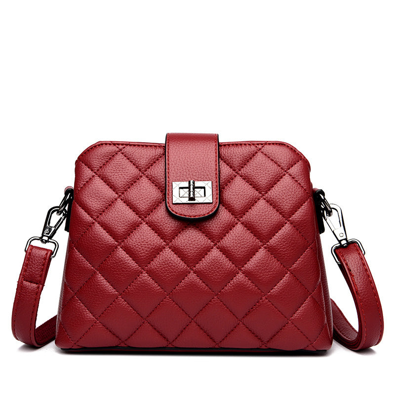 Women's Leather Versatile Crossbody Shoulder Bag