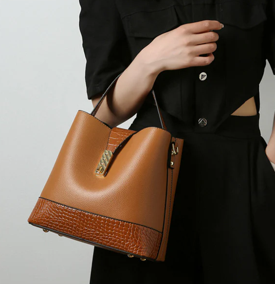 Women's Leather Large Shoulder HandBag