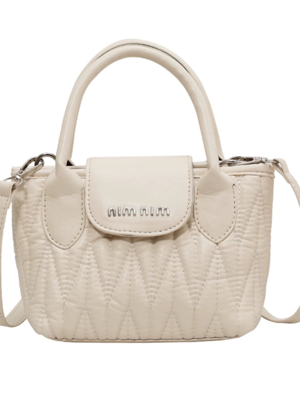 Women's Portable Double Handle Shoulder Bag